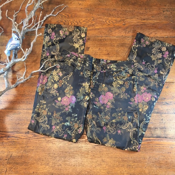 Free People Pants - MOVING SALE! Free people 5 pocket brocade pant